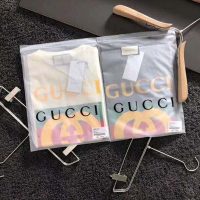 Gucci GG Women Oversize T-Shirt with Gucci Logo-Whiteh Gucci Logo-White (1)