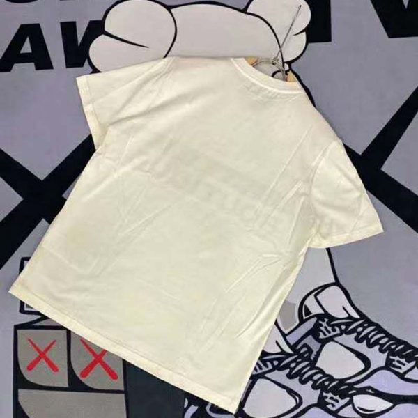 Gucci GG Women’s Gucci Boutique Print T-Shirt-White (11)