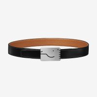 Hermes Men A Cheval Belt Buckle & Reversible Leather Strap 32 mm