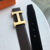 Hermes Men Quizz Buckle & Reversible Leather Strap 32 mm