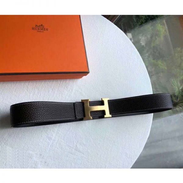 Hermes Men Quizz Buckle & Reversible Leather Strap 32 mm (9)