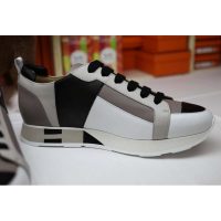 Hermes Men Rebus Sneaker Shoes White