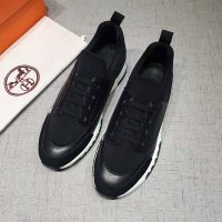 Hermes Men Shoes Stadium Sneaker-Black 1
