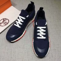 Hermes Men Shoes Stadium Sneaker-Blue 1