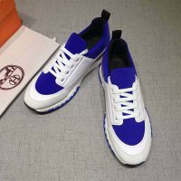 Hermes Men Shoes Stadium Sneaker-WhiteWhite