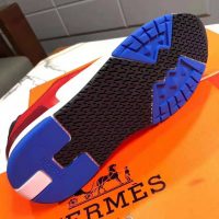 Hermes Men Trail Sneaker in Calfskin-Red