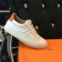 Hermes Unisex Shoes Quicker Sneaker-White