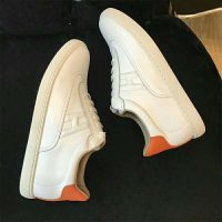 Hermes Unisex Shoes Quicker Sneaker-White