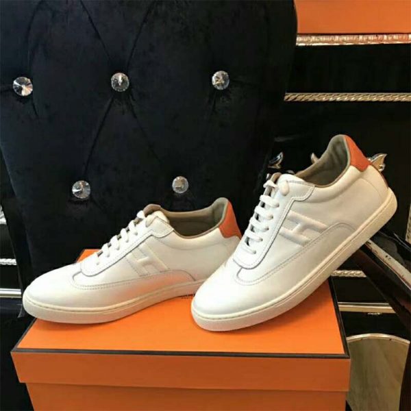 Hermes Unisex Shoes Quicker Sneaker-White (4)