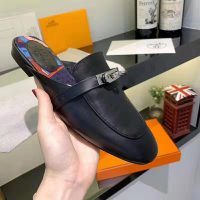 Hermes Women 0z Mule-Black