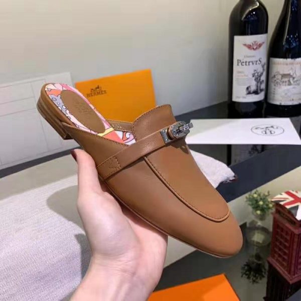 Hermes Women 0z Mule-Brown (2)