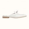 Hermes Women 0z Mule-White