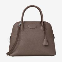 Hermes Women Bolide 31 Bag in Taurillon Clemence Leather-Orange