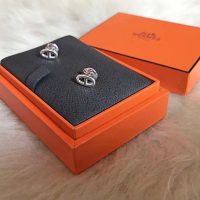 Hermes Women Chaine D’Ancre Earrings Very Small Model Jewelry Silver