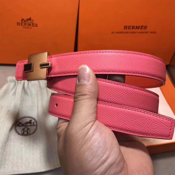 Hermes Women Eileen Buckle & Reversible Leather Strap 24 mm (2)