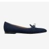 Hermes Women Pegase Ballerina in Calfskin-Navy