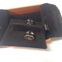 Hermes Women Pop H Earrings Jewelry Black