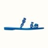 Hermes Women Rivage Sandal Summer TPU Sole-Blue