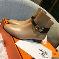 Hermes Women Shoes Neo Ankle Boot-Brown