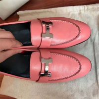 Hermes Women Shoes Paris Loafer-Pink