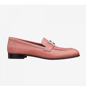 Hermes Women Shoes Paris Loafer-Pink