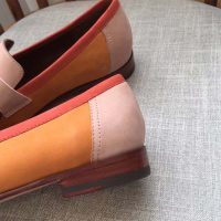 Hermes Women Shoes Royal Loafer-Pink