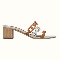 Hermes Women Tandem Sandal in Nappa Leather 5.1cm Heel-Brownppa Leather 5.1cm Heel-Brown (1)