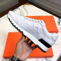 Hermes Women Trail Sneaker in Calfskin-White