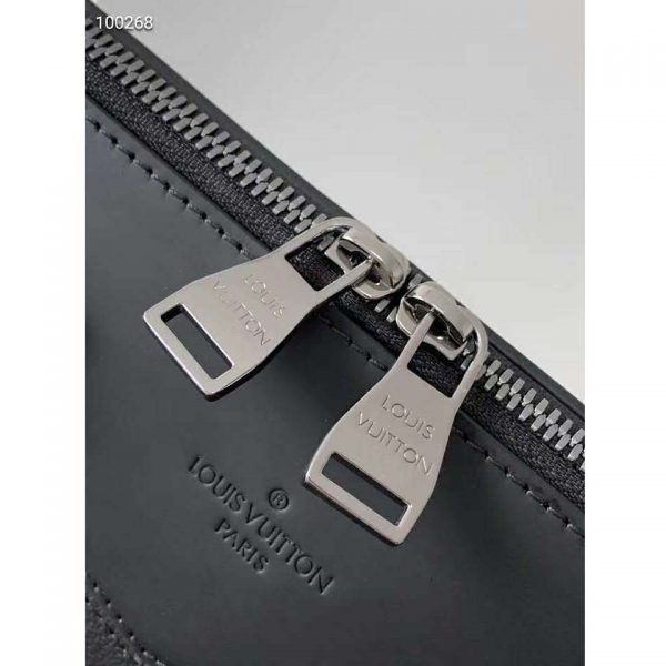 Louis Vuitton LV Men Briefcase Explorer Eclipse Monogram Canvas-Grey (6)