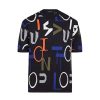 Louis Vuitton LV Men LV Electric Intarsia T-Shirt-Blue