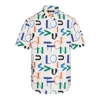 Louis Vuitton LV Men LV Electric Regular DNA Short-Sleeved Shirt
