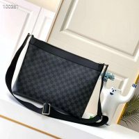 Louis Vuitton LV Men Mick MM Bag Damier Ebene Canvas