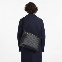 Louis Vuitton LV Men Mick MM Bag Damier Ebene Canvas