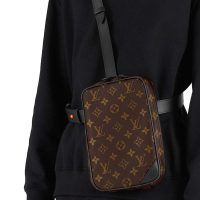 Louis Vuitton LV Men Utility Side Bag Monogram Coated Canvas