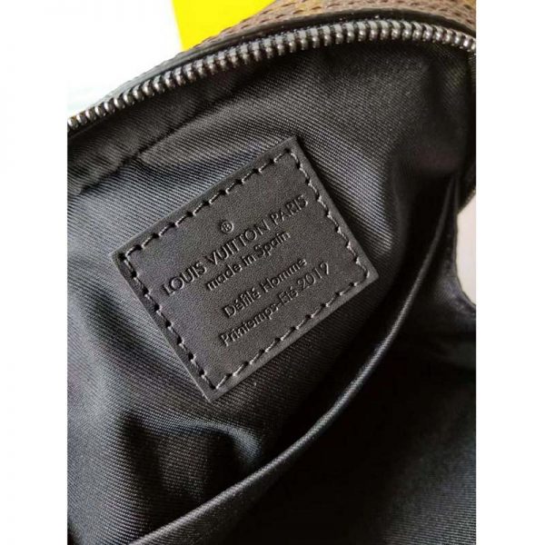 Louis Vuitton LV Men Utility Side Bag Monogram Coated Canvas (10)