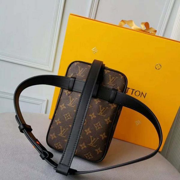 Louis Vuitton LV Men Utility Side Bag Monogram Coated Canvas (7)