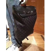 Louis Vuitton LV Unisex City Steamer Backpack Monogram Eclipse Canvas