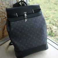 Louis Vuitton LV Unisex City Steamer Backpack Monogram Eclipse Canvas