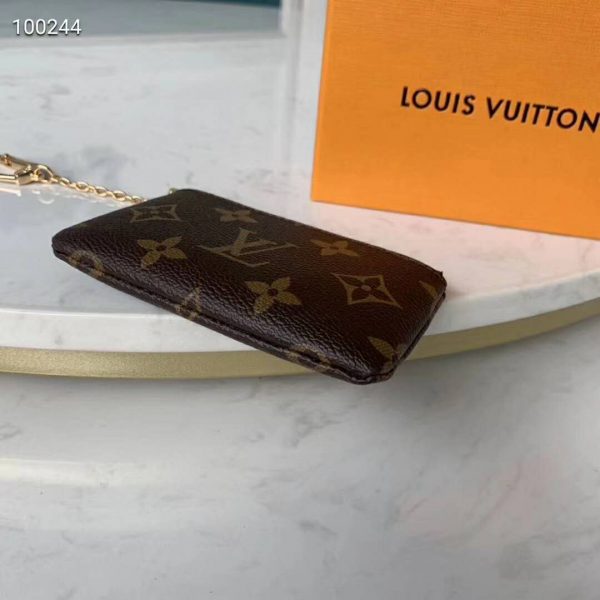 Louis Vuitton LV Unisex Key Pouch Iconic Monogram Canvas-Brown (5)