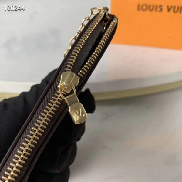 Louis Vuitton LV Unisex Key Pouch Iconic Monogram Canvas-Brown (7)