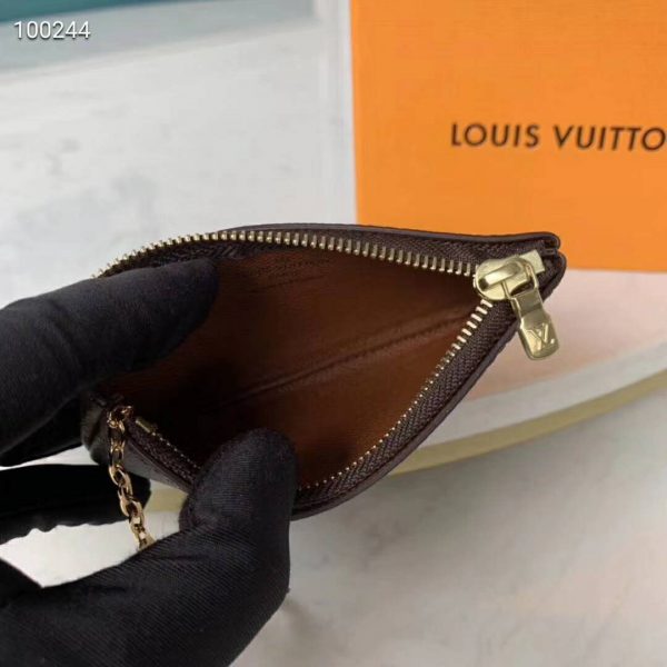 Louis Vuitton LV Unisex Key Pouch Iconic Monogram Canvas-Brown (8)