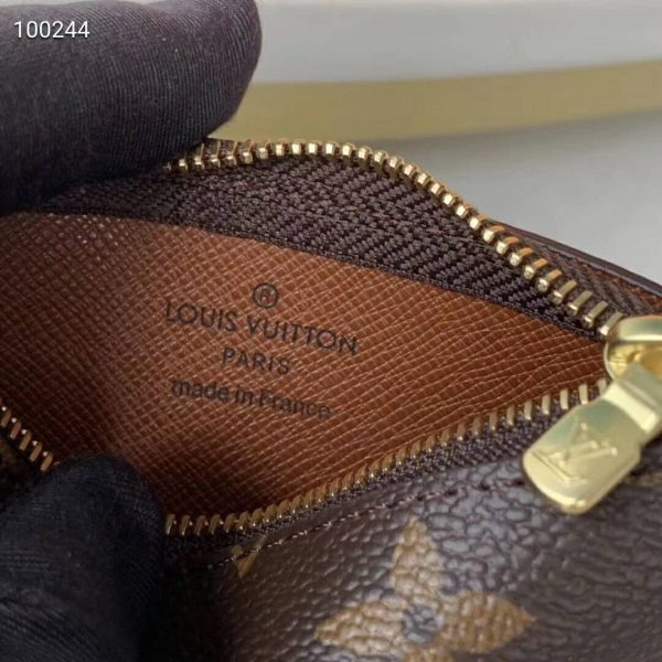 Louis Vuitton LV Unisex Key Pouch Iconic Monogram Canvas-Brown (9)