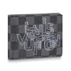 Louis Vuitton LV Unisex Multiple Wallet Damier Graphite Canvas-Grey