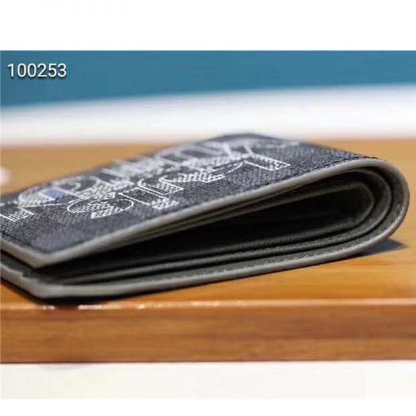 Louis Vuitton LV Unisex Multiple Wallet Damier Graphite Canvas-Grey (5)