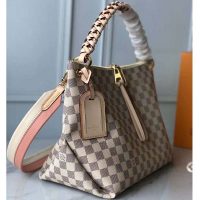 Louis Vuitton LV Women Beaubourg Hobo MM Damier Azur Coated Canvas