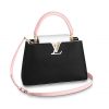 Louis Vuitton LV Women Capucines PM Handbag Taurillon Leather-Black