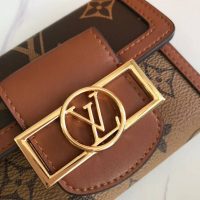 Louis Vuitton LV Women Dauphine Compact Wallet Monogram Canvas-Brown