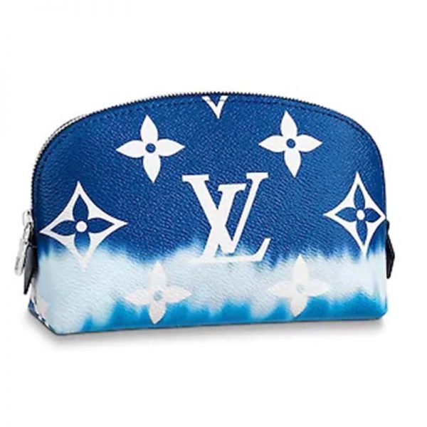 Louis Vuitton LV Women Escale Pochette Cosmetique Monogram Giant Canvas-Blue