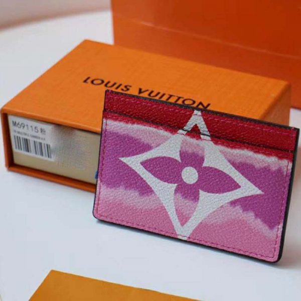 Louis Vuitton LV Women LV Escale Card Holder Monogram Coated Canvas (2)