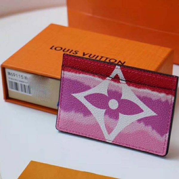 Louis Vuitton LV Women LV Escale Card Holder Monogram Coated Canvas (4)